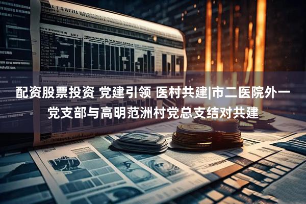 配资股票投资 党建引领 医村共建|市二医院外一党支部与高明范洲村党总支结对共建